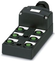 1452822, Phoenix Contact SACB-6/ 6-L-C SCO P Series M12 Sensor Box, 6 Port
