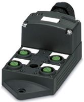1452990, Phoenix Contact SACB-4/ 8-L-SC SCO P Series M12 Sensor Box, 4 Port