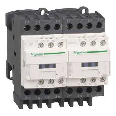 LC2DT25G7, Schneider Electric 4 Pole Reversing Reversing Contactor - 25 A, 110 V ac Coil, TeSys D, 4NO, Контактор