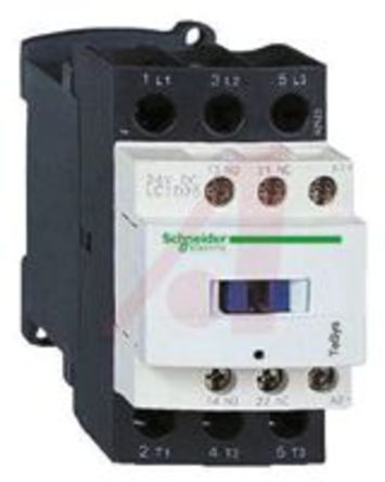 LC1D256F7, Schneider Electric 3 Pole Contactor - 25 A, 110 V ac Coil, TeSys D, 3NO, 11 kW, Контактор