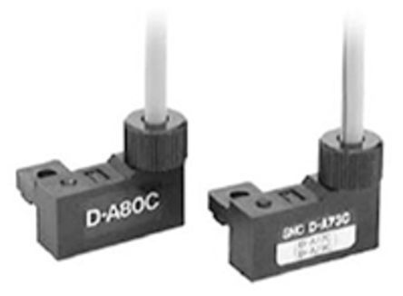 D-A73CL, SMC Reed Pneumatic Position Detector, IP67, Датчик