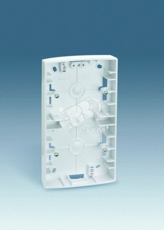 Коробка наружной установки на 1 пост,  89х89х37 mm, S82, белый