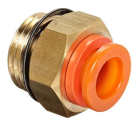 KQ2H01-U02A, SMC Threaded-to-Tube Pneumatic Fitting Uni 1/4 to Push In 1/8 in, KQ2 Series, 1 MPa, 3 MPa, Переходник