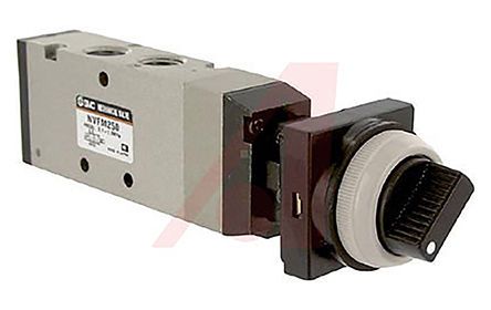 NVZM450-N01-34B, SMC Twist Selector 4/2 Pneumatic Manual Control Valve VZM400 Series, Клапан