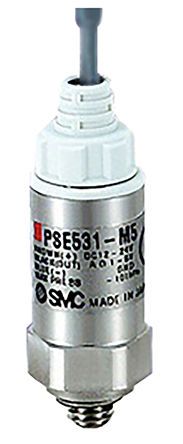 PSE530-M5, SMC Pressure Switch, M5 x 0.8 Male 0MPa to 1 (Operating) MPa, 1.5 (Proof) MPa