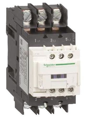 LC1D50A6FC7, Schneider Electric 3 Pole Contactor - 50 A TeSys D, 3NO, Контактор