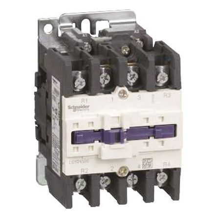 LC1D65008C5, Schneider Electric 4 Pole Contactor - 65 A TeSys D, 2NO/2NC, Контактор