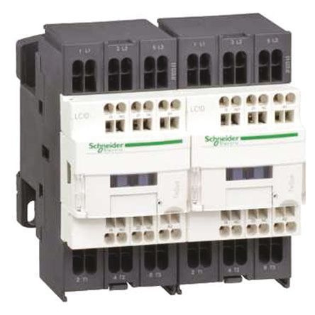 LC2D093FE7, Schneider Electric 3 Pole Reversing Contactor, 110 V ac Coil, TeSys D, 5.5 kW, Контактор