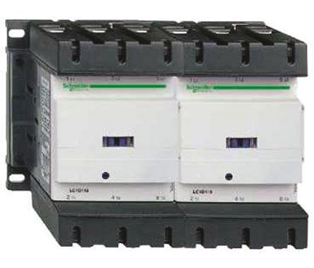 LC2D115M5, Schneider Electric 3 Pole Reversing Contactor, 230 V ac Coil, TeSys D, 80 kW, Контактор