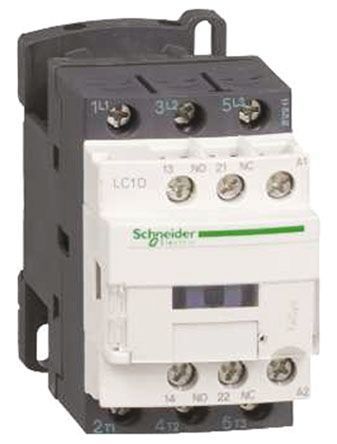 LC1D186R7, Schneider Electric 3 Pole Contactor - 32 A, 440 V ac Coil, TeSys D, 3NO, 7.5 kW, Контактор