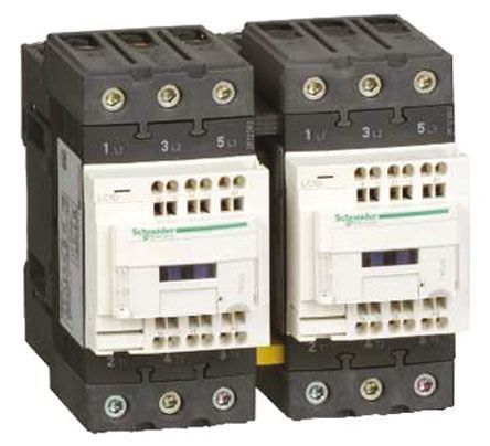LC2D50A3FE7, Schneider Electric 3 Pole Reversing Contactor, 110 V ac Coil, TeSys D, 22 kW, Контактор