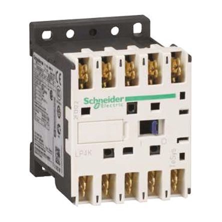 LP4K090087BW3, Schneider Electric 4 Pole Contactor - 20 A, 24 V dc Coil, TeSys K, 2NO/2NC, Контактор