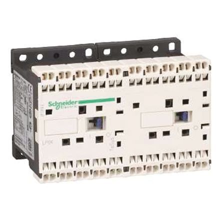 LP5K06103BW3, Schneider Electric 3 Pole Reversing Contactor - 6 A, 24 V dc Coil, TeSys K, 3 kW, Контактор