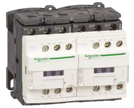 LC2D38B7V, Schneider Electric 3 Pole Reversing Contactor, 24 V ac Coil, TeSys D, 18.5 kW, Контактор