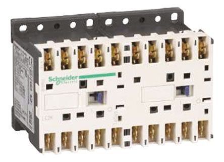 LC2K06017E7, Schneider Electric 3 Pole Reversing Contactor - 6 A, 48 V ac Coil, TeSys K, 3NO, 3 kW, Контактор
