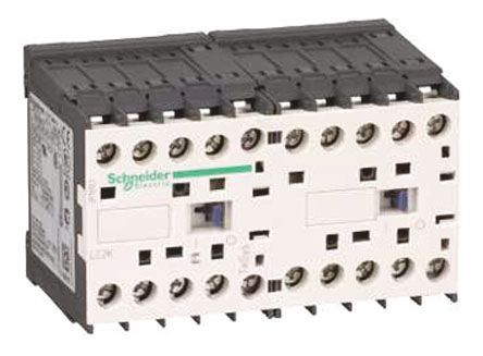 LC2K06105F7, Schneider Electric 3 Pole Reversing Contactor - 6 A, 110 V ac Coil, TeSys K, 3 kW, Контактор