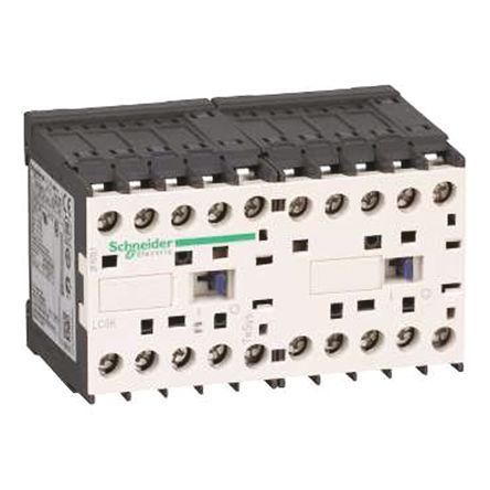 LC8K09105F7, Schneider Electric 3 Pole Reversing Contactor - 20 A, 110 V ac Coil, TeSys K, 3NO, 4 kW, Контактор