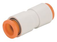 KQ2H06-01A, SMC Threaded-to-Tube Pneumatic Fitting R 1/8 to Push In 6 mm, KQ2 Series, 1 MPa, Переходник