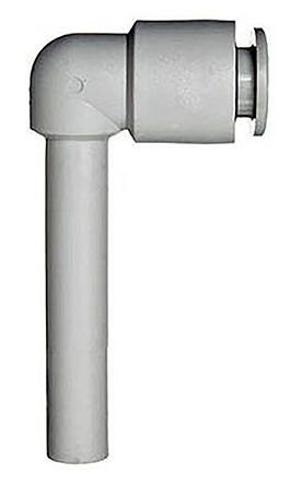 KQ2W06-99A, SMC Pneumatic Elbow Tube-to-Tube Adapter Push In 6 mm to Push In 6 mm, Переходник