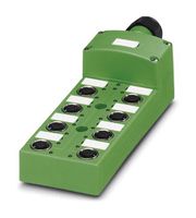 1537093, Phoenix Contact SACB-8/ 8-L-C NPN SCO Series M12 Sensor Box, 8 Port