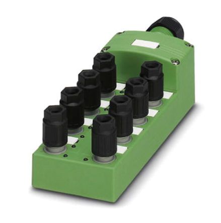1548396, Phoenix Contact SACB- 6/4-L-C QO-0.34 Series Sensor Box, 6 Port