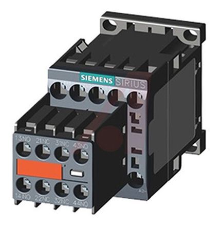 3RT2016-1BB44-3MA0, Siemens 3 Pole Contactor - 9 A, 24 V dc Coil, SIRIUS Innovation, 3NO, 4 kW, Контактор