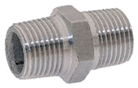 2500-1/4, SMC Pneumatic Bulkhead Threaded Adapter, R 1/4 Male, Переходник