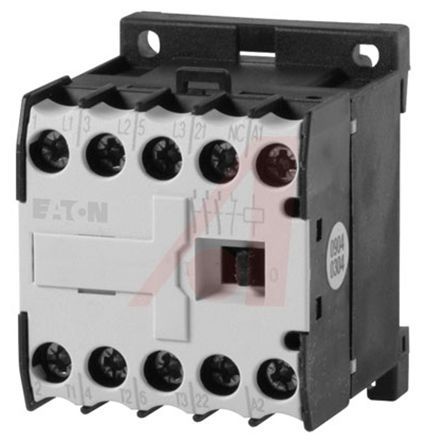 XTMC6A10A, Eaton 3 Pole Contactor - 6 A, 110 V ac Coil, xStart, 3NO, 3 kW, Контактор
