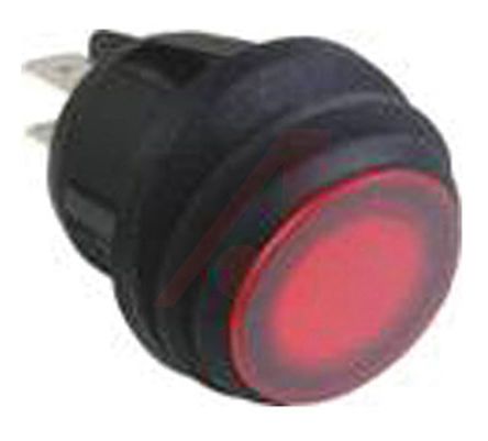 KDH3ALA2RBB, ZF Illuminated Double Pole Single Throw (DPST), On-None-Off Rocker Switch Panel Mount, Клавишный переключатель
