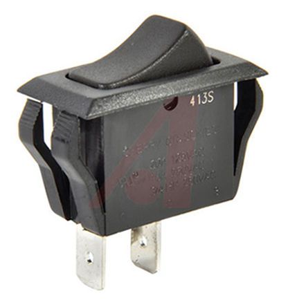 CRE22F2BBBNE, ZF Single Pole Single Throw (SPST), On-None-Off Rocker Switch Panel Mount, Клавишный переключатель