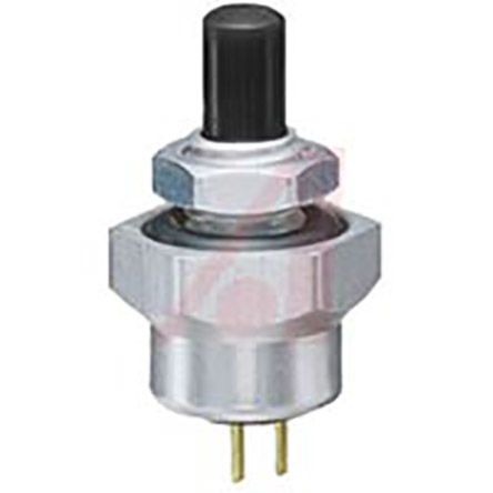 39-138 BLK, Grayhill Single Pole Single Throw (SPST) Momentary Push Button Switch, PCB, 115V ac, Кнопочный переключатель