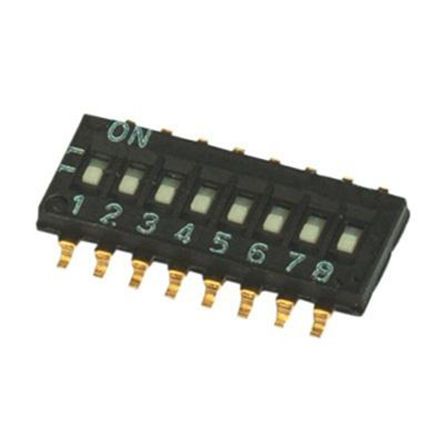 97C06T, Grayhill 6 Way Surface Mount Slide Switch SPST, Переключатель