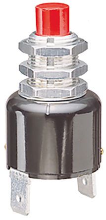 07-8, Grayhill Single Pole Single Throw (SPST) Momentary Miniature Push Button Switch, Panel Mount, 220V ac, Кнопочный переключатель