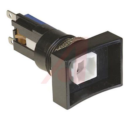 TH511008000, Johnson Electric 2NO/2NC Momentary Push Button Switch, IP40, 16.2/22.5 (Dia.)mm, Panel Mount, 250V ac, Кнопочный переключатель