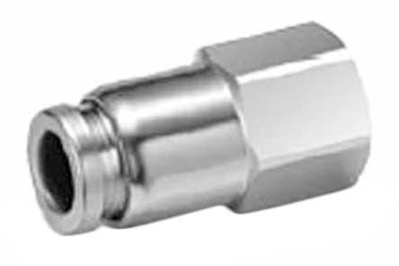 KQG2F06-01, SMC Pneumatic Quick Connect Coupling Stainless Steel, Муфта