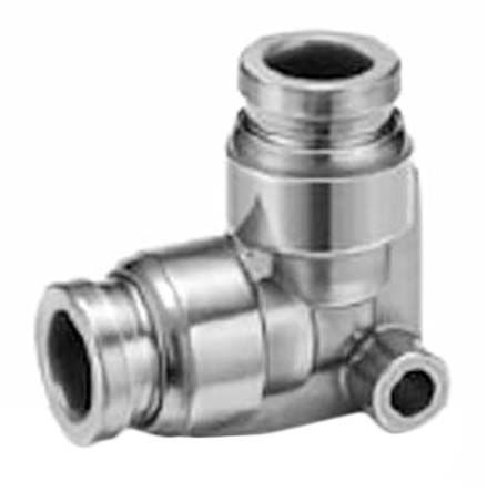 KQG2L16-00, SMC Pneumatic Elbow Tube-to-Tube Adapter Push In 16 mm to Push In 16 mm, Муфта
