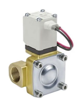 VXD230FG, SMC 2/2 Pneumatic Solenoid Valve Solenoid/Pilot/Spring One Touch Fitting 12 mm VXD Series, Клапан