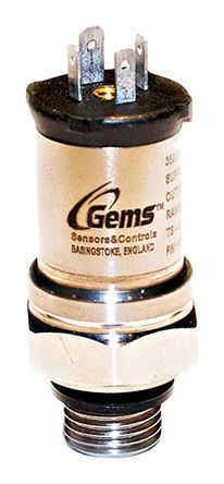 3500R0001G01B000, Gems Sensors Pressure Sensor for Air, Gas, Water , 1bar Max Pressure Reading Voltage, Датчик давления