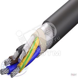 Кабель силовой АВБШвнг(А)-LS 5х35мк(N, PE)-0.66 ТРТС