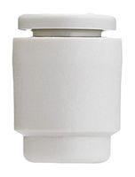 KQ2C08-00A, SMC 8mm FEP, Nylon, PFA, Polyurethane, Soft Nylon Blanking Plug