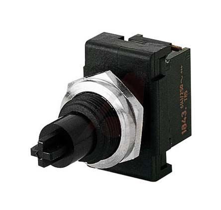 1842.6101, Marquardt Double Pole Double Throw (DPDT) Momentary Push Button Switch, IP40, 12 (Dia.)mm, Panel Mount, 250V ac, Кнопочный переключатель