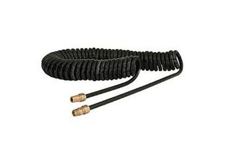 CT118-F302-NY-BK-01, RS PRO 3.6m Black Coil Tubing with Connector, Nylon, BSP 1/4" Male, Трубка