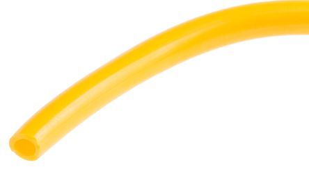 CT023-004-PU-YE-02, RS PRO Air Hose Yellow Polyurethane 4mm x 30m CPU Series, Шланг
