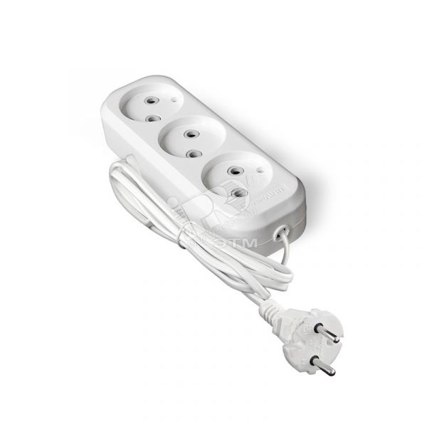 Удлинитель бытовой У6-639 ШВВП 2-0.75 3 гнезда, 2м