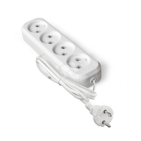 Удлинитель бытовой У6-766 ШВВП 2-0.75 4 гнезда, 2м