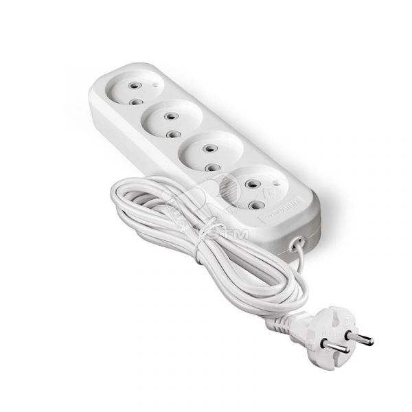 Удлинитель бытовой У6-766 ШВВП 2-0.75 4 гнезда 3м