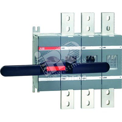 Рубильник трехполюсный без ручки