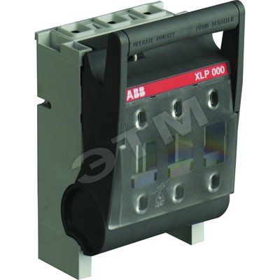Рубильник под предохранители 100А XLP000-6CC кабельная клемма