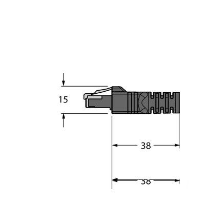 RJ45S 841-10M Кабель Industrial Ethernet