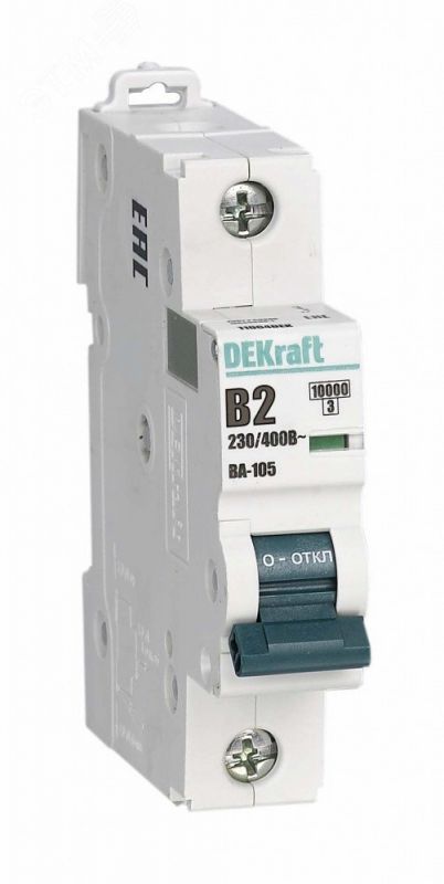 Выключатель автоматический 1P 2A B 10кА ВА-105